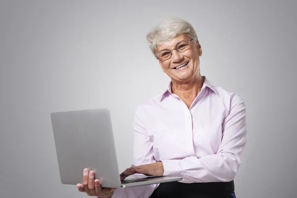 Senior business woman — Stock Photo, Image