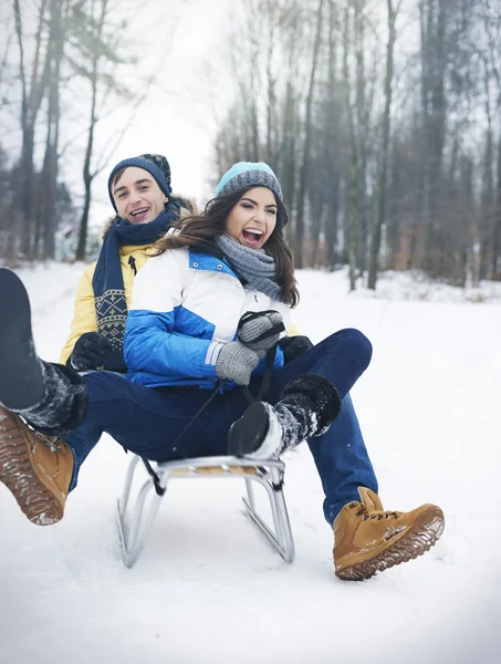 Casal se divertindo — Fotografia de Stock