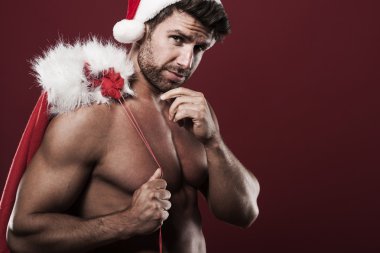 Güçlü Noel Baba adam