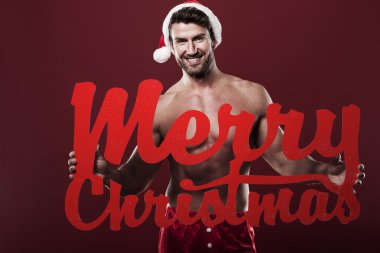 Güçlü Noel Baba adam