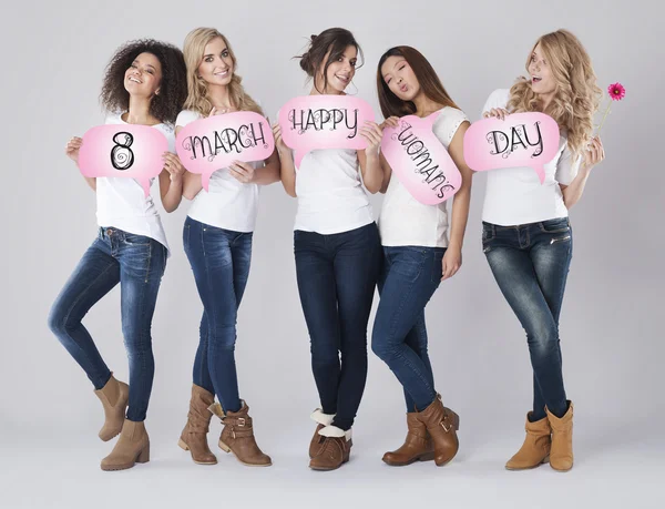 Happy women's day — Stock Photo, Image