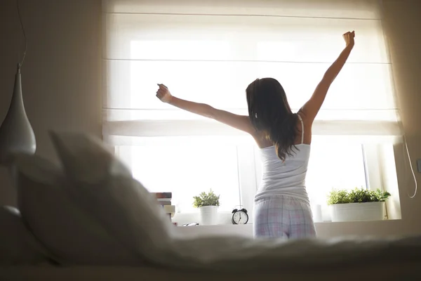 Mujer Por la mañana — Foto de Stock