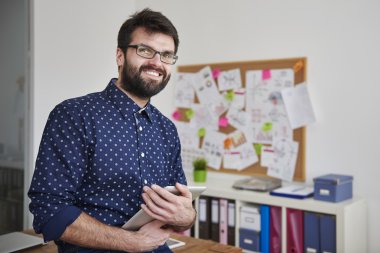 Genç adam serbest meslek