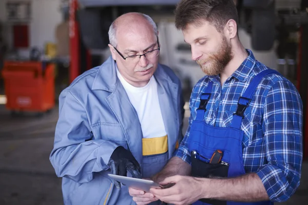 New technology in workshop — Stock Photo, Image