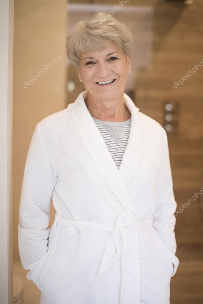 mature smiling woman