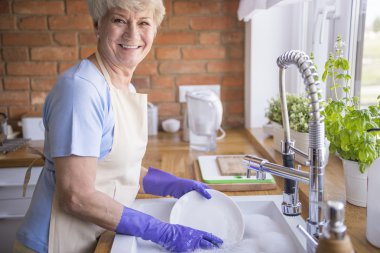 Büyükanne çamaşır plakaları