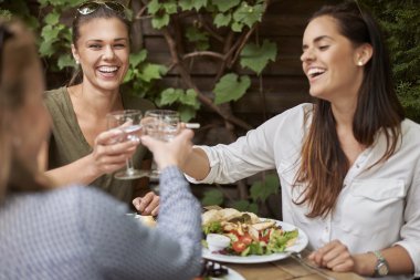 girls Spending time in cafe