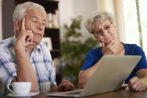 Par med ett allvarligt problem — Stockfoto