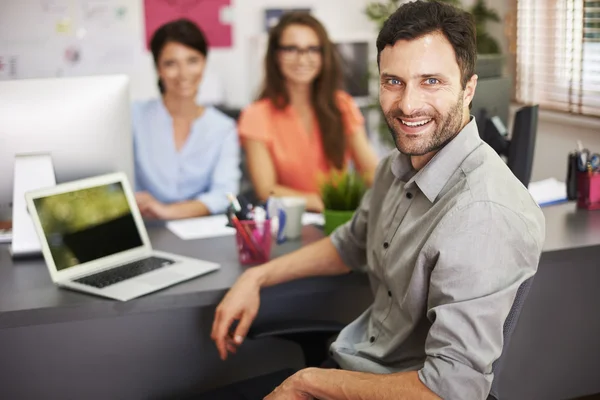 Professional team in office — Stock Photo, Image