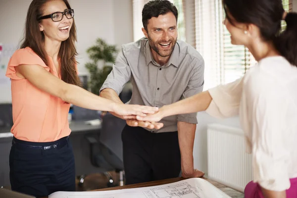 A melhor equipe de toda a empresa — Fotografia de Stock