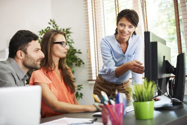 Business team working together — Stock Photo, Image