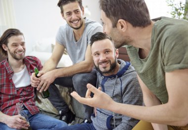 En yakın arkadaşlarım birlikte rahatlatıcı