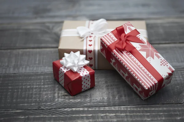 Hora de abrir los regalos de Navidad — Foto de Stock