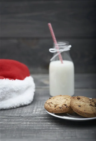 Snack voor Santa Claus is klaar — Stockfoto