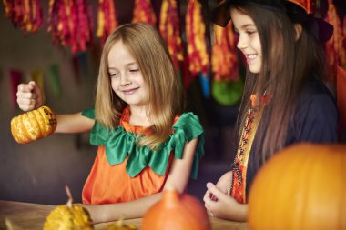 Kabaklar dekorasyon çocuk