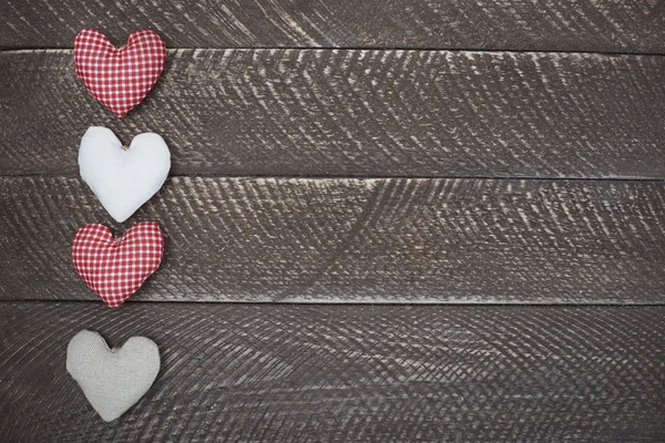 Decoración de Navidad sobre fondo de madera — Foto de Stock