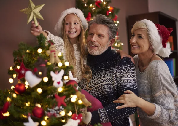 Familia feliz juntos — Foto de Stock