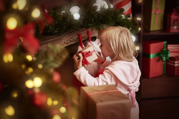 Karácsonyi ajándék. — Stock Fotó
