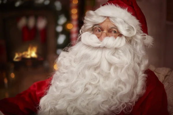 Santa Claus with white beard — Stock Photo, Image