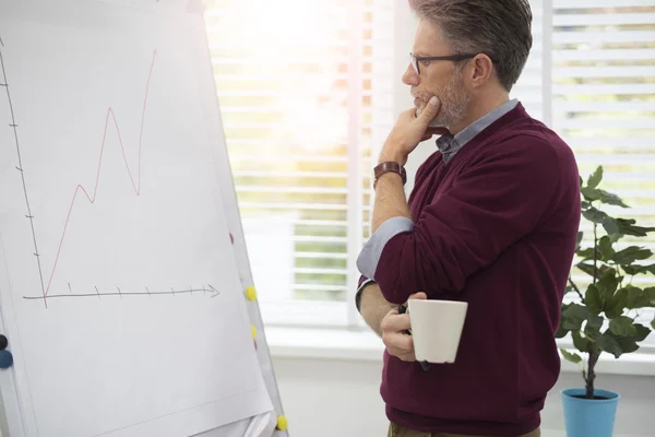 Zakenman aan het werk — Stockfoto