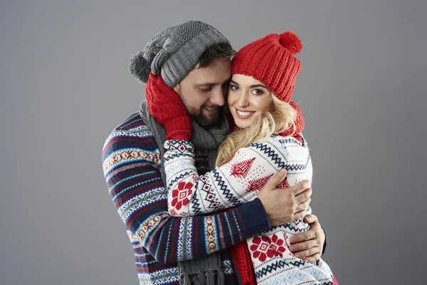 Mulher e homem juntos — Fotografia de Stock