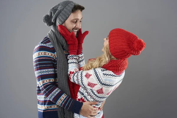 Mulher e homem juntos — Fotografia de Stock