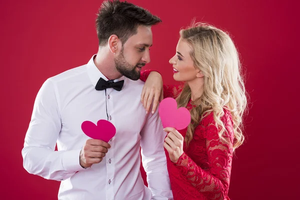 Mujer y hombre juntos — Foto de Stock