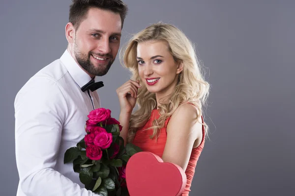 Mujer y hombre juntos — Foto de Stock