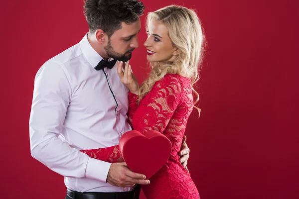 Mujer y hombre juntos — Foto de Stock