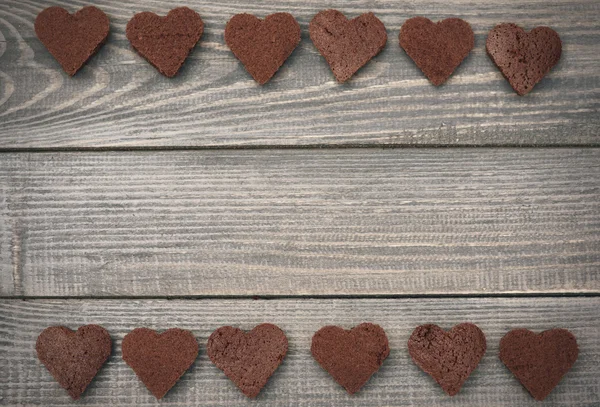 Liefde in de dag van Valentijnskaarten — Stockfoto