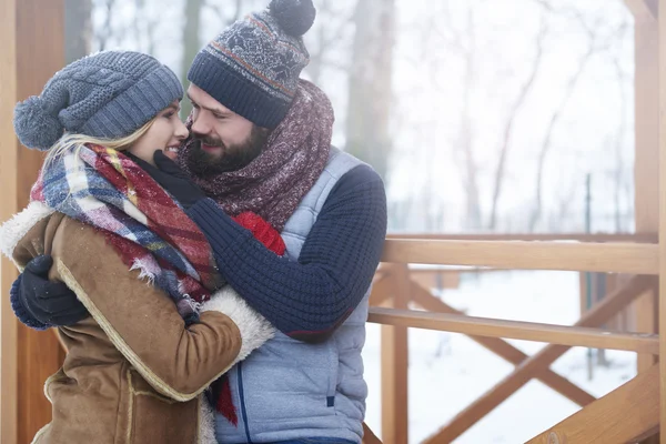 Momento romántico para pareja amorosa —  Fotos de Stock