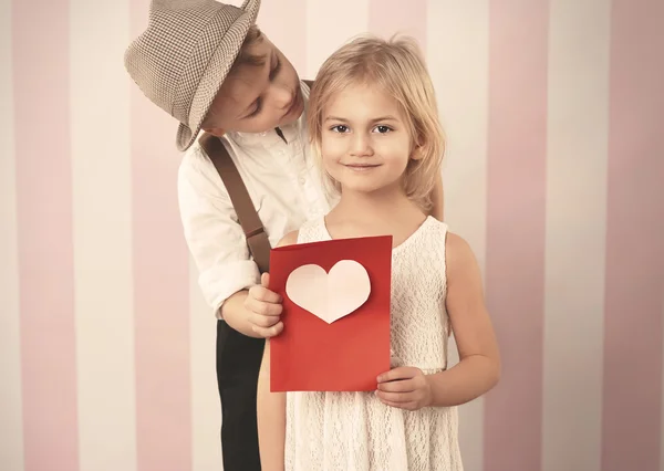 Cartão de Valentim de namorado amado — Fotografia de Stock