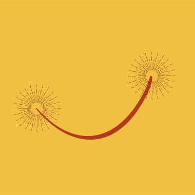 Uluslararası mutluluk günü. Sarı tema.