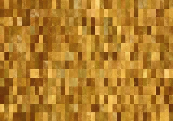 Goldene Abstrakte Geometrische Muster Goldmosaik Stockbild