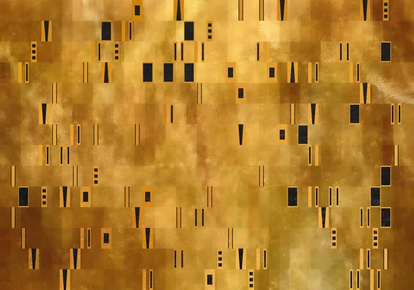 Abstrakter Geometrischer Hintergrund Fliesenkunst Goldmosaik lizenzfreie Stockfotos