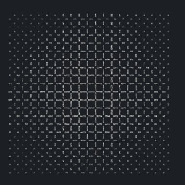 İnce dijital fiberden en az soyut geometrik arkaplan. Optik İllüzyonlu Desen.