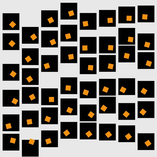 Abstrakcyjna Ilustracja Geometryczna Kwadratami — Zdjęcie stockowe