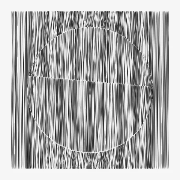从薄数字纤维中提取最小几何背景 光学错觉模式 — 图库照片