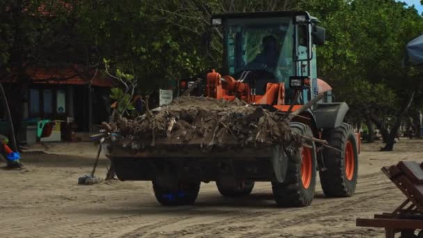 Kuta Badung Bali Kuta Beach Endonezya Ocak 2021 Kuta Kentindeki — Stok video