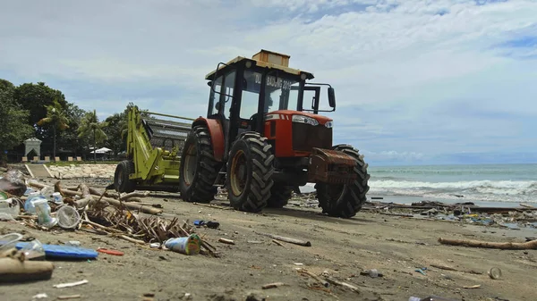 Kuta Badung Bali Kuta Beach Indonesia January 2021 Tractor Technic — Stock Photo, Image