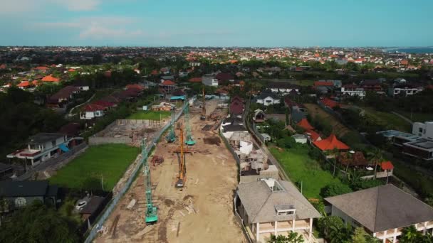 Canggu Badung Bali North Kuta Indonésia Abril 2021 Vídeo Drone — Vídeo de Stock