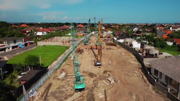 Canggu Badung Bali Severní Kuta Indonésie Duben 2021 Video Bezpilotního — Stock video