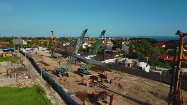 Canggu Badung Bali North Kuta Indonésie Avril 2021 Vidéo Drone — Video