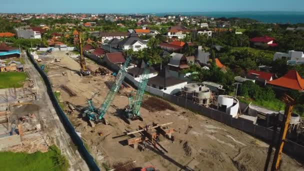 Canggu Badung Bali North Kuta Indonésie Avril 2021 Vidéo Drone — Video