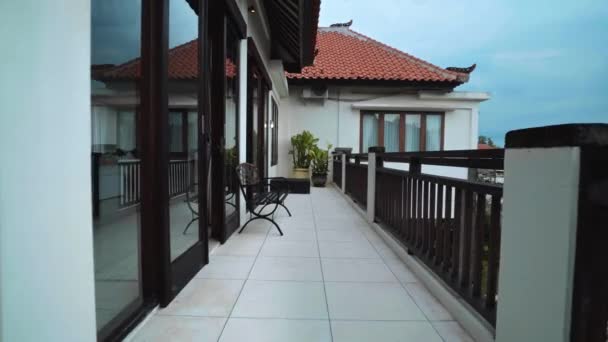 Ubud Gayiar Kabupaten Badung Bali Indonesia May 2021 Gran Balcón — Vídeos de Stock