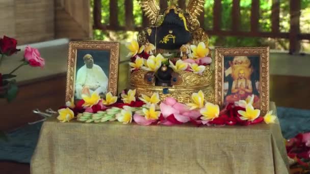 Benoa Kuta Kabupaten Badung Bali Endonezya Temmuz 2021 Bhaktivedanta Swami — Stok video