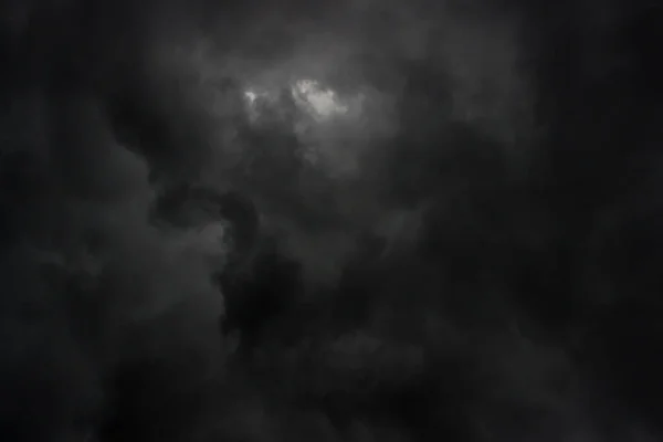 Foto Astratta Nuvole Bianche Nere Quando Buio — Foto Stock
