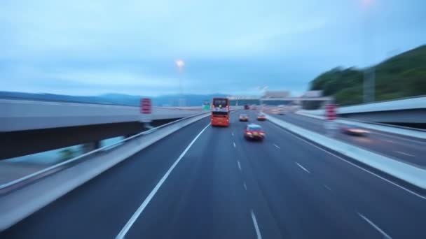 Land Highway in Hong Kong — Stockvideo