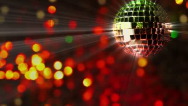 Fond abstrait et boule miroir 