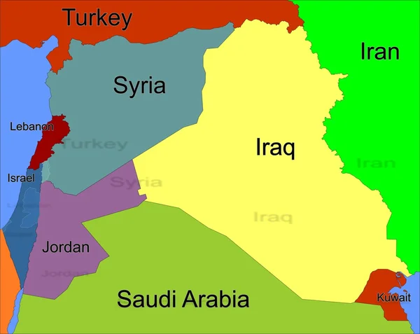 Moyen-Orient — Image vectorielle